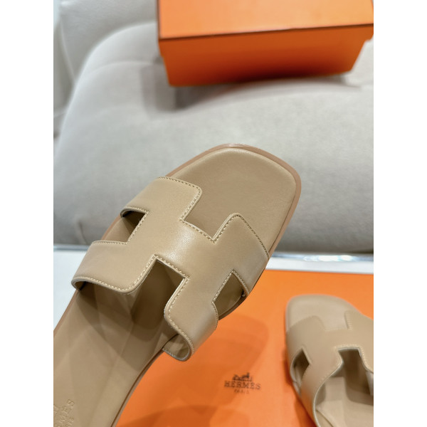 Hermes, Women's Slipper, Beige