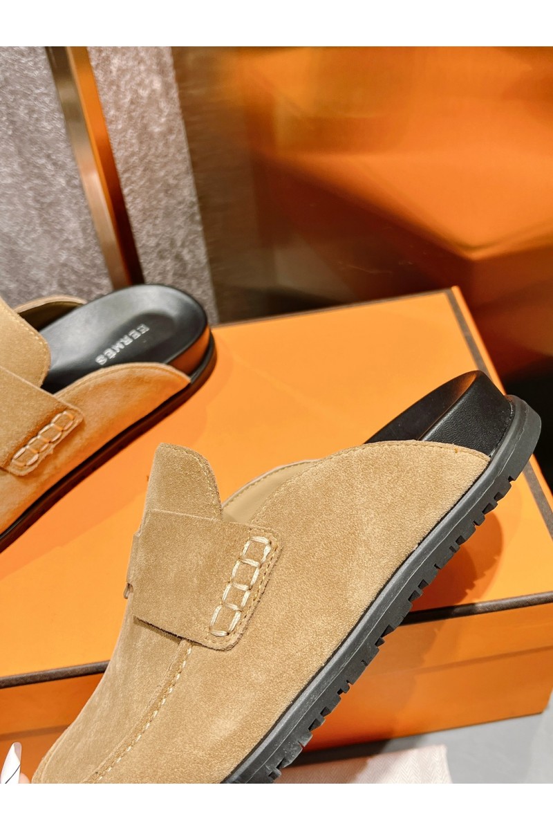 Hermes, Women's Slipper, Camel