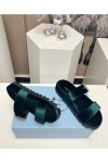 Prada, Women's Slipper, Green