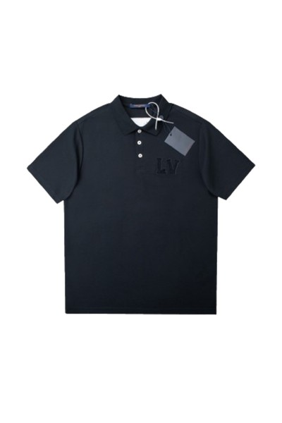 Moncler, Men's Polo, Black