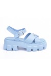 Prada, Women's Sandal, Blue