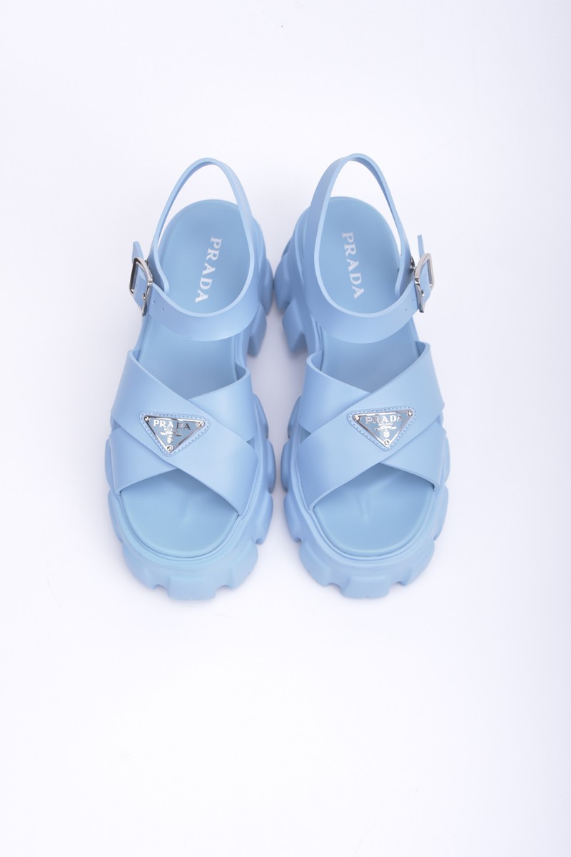 Prada, Women's Sandal, Blue