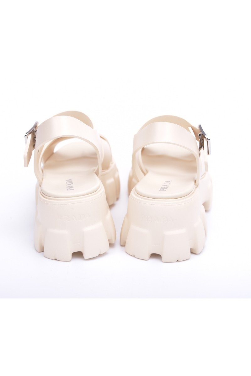 Prada, Women's Sandal, Beige
