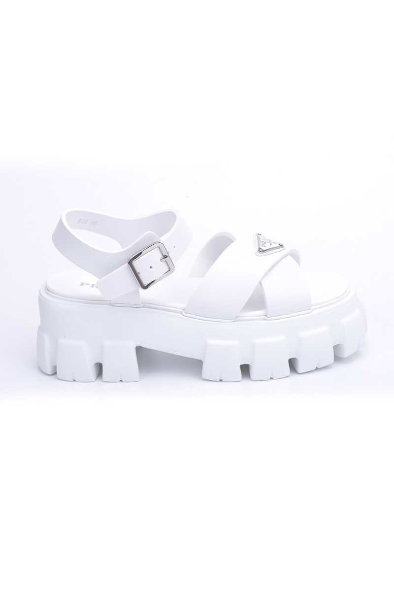 Prada, Women's Sandal, White