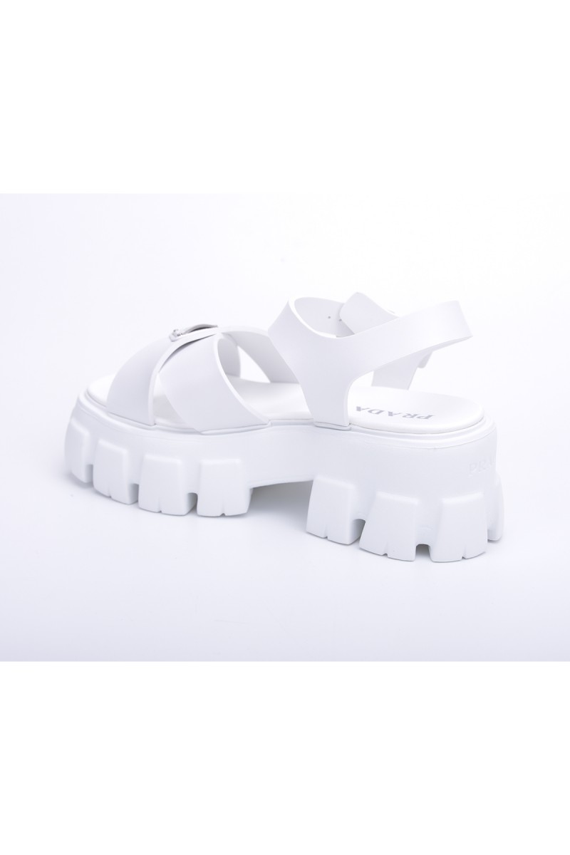 Prada, Women's Sandal, White