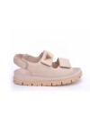 Prada, Women's Sandal, Beige