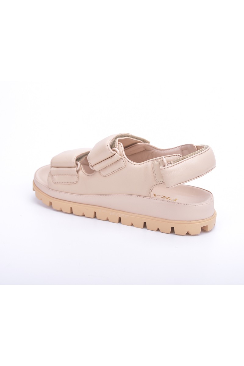 Prada, Women's Sandal, Beige