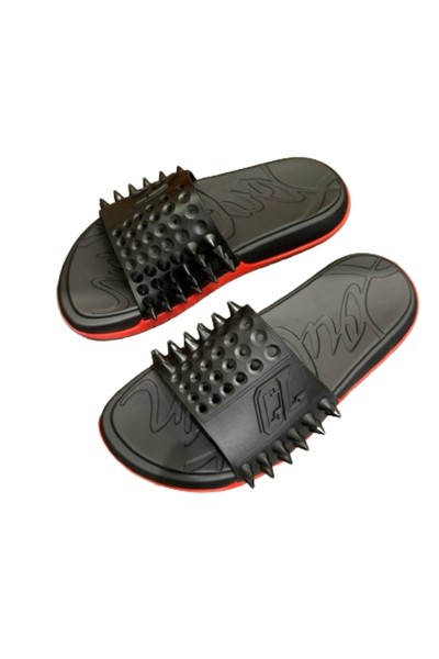 Christian Louboutin, Men's Slipper, Black