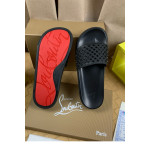Christian Louboutin, Men's Slipper, Black Christian Louboutin, Men's Slipper, Black