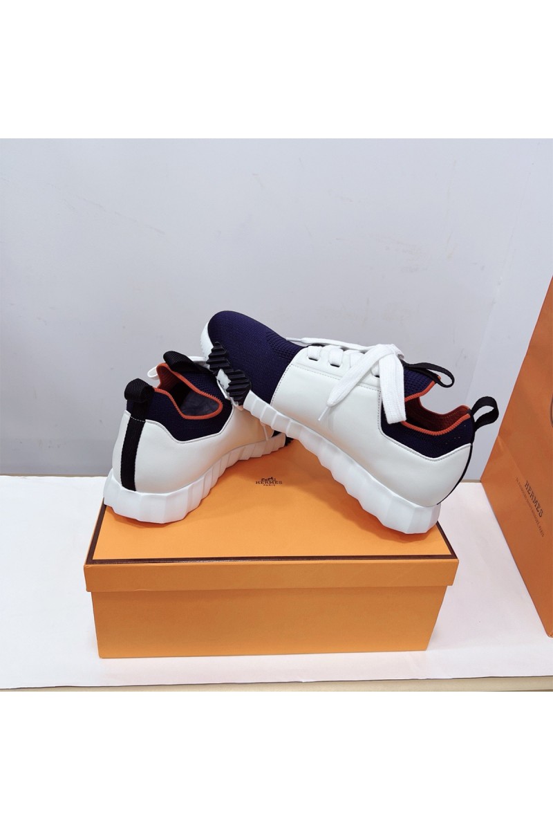 Hermes, Men's Sneaker, Navy