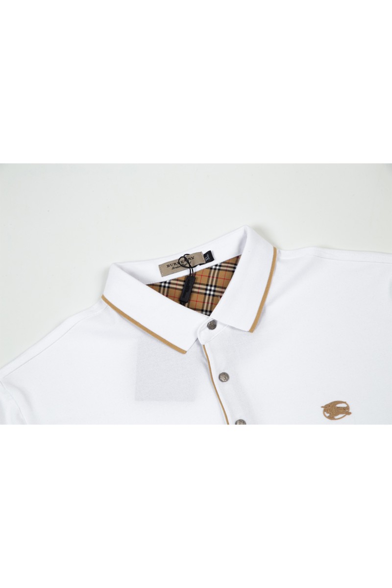 Burberry, Men's Polo, White