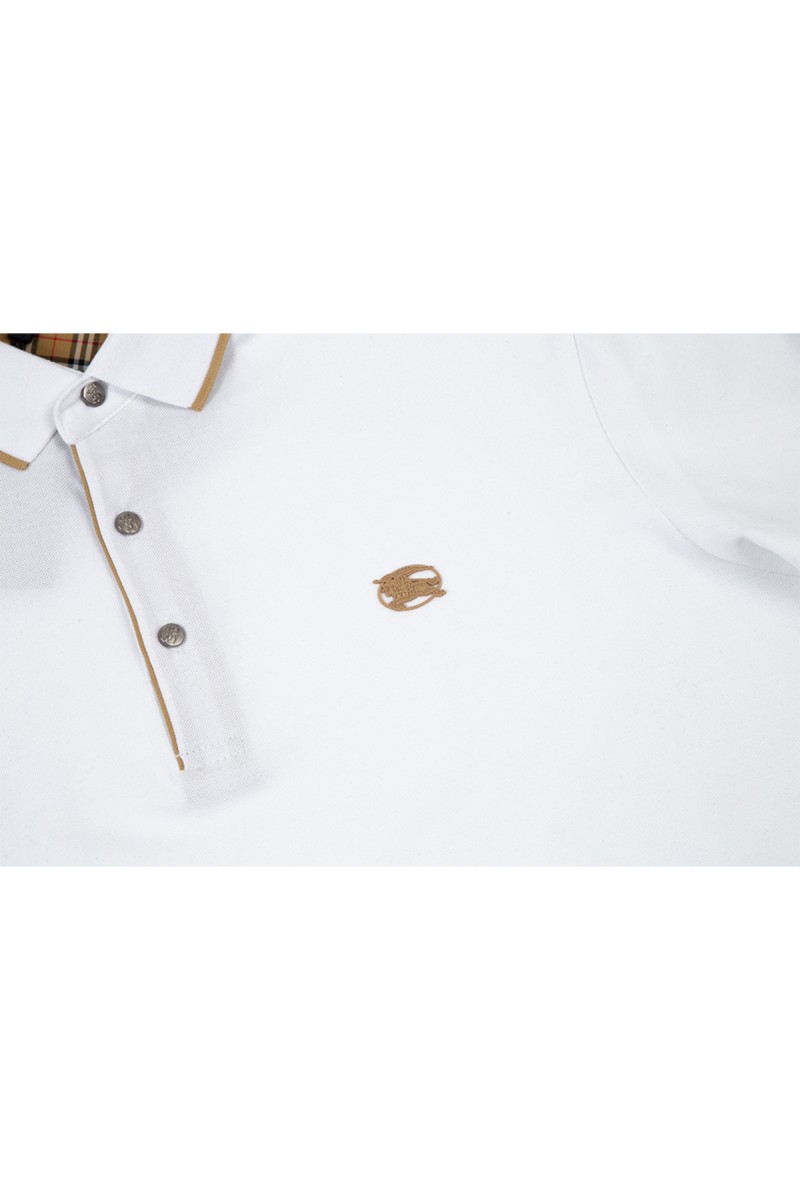 Burberry, Men's Polo, White