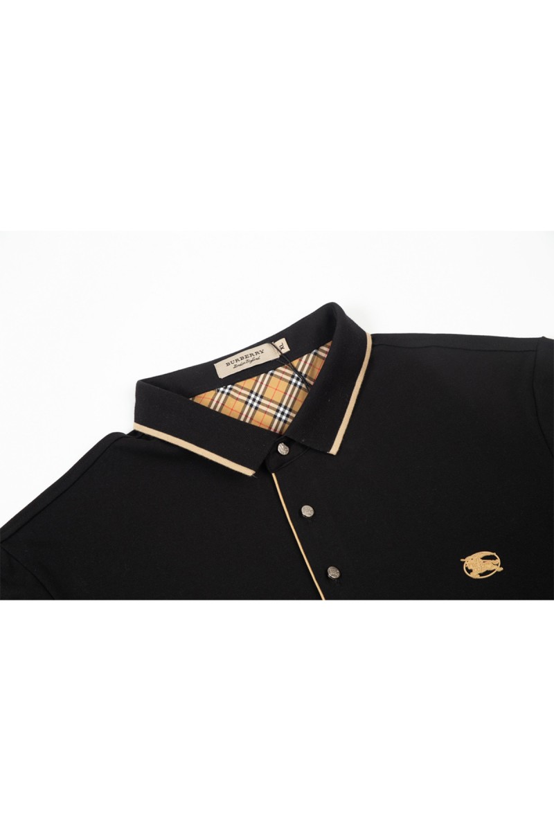 Burberry, Men's Polo, Black