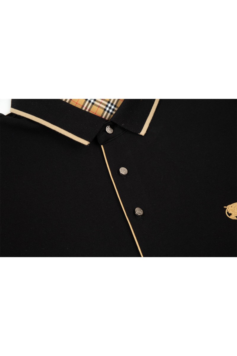 Burberry, Men's Polo, Black