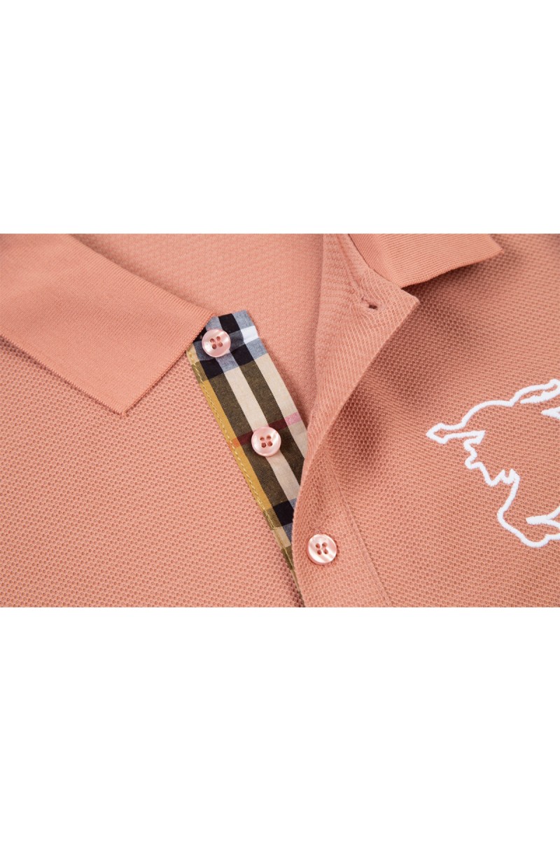 Burberry, Men's Polo, Pink