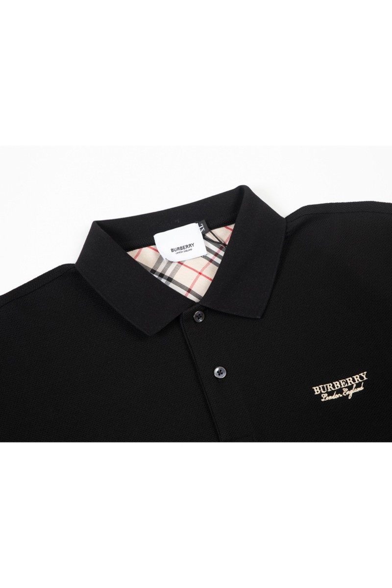 Burberry, Men's Polo, Black