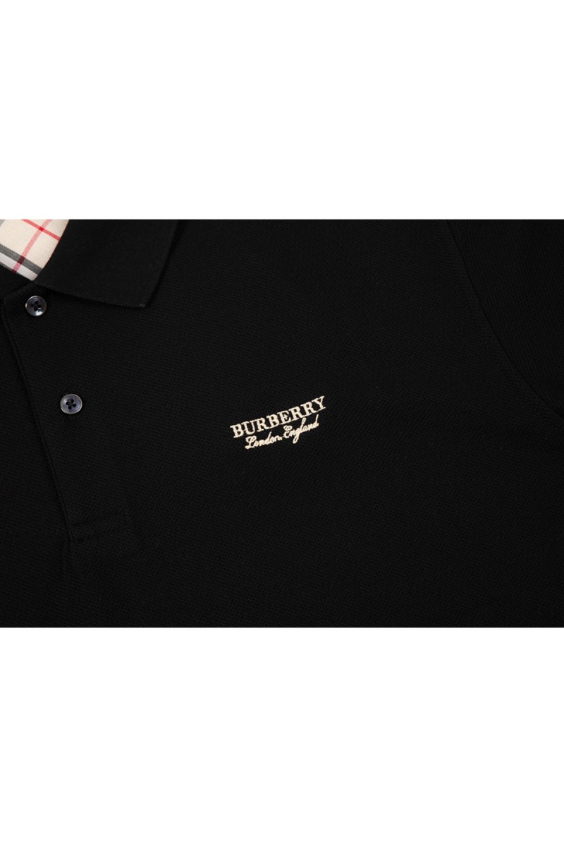 Burberry, Men's Polo, Black