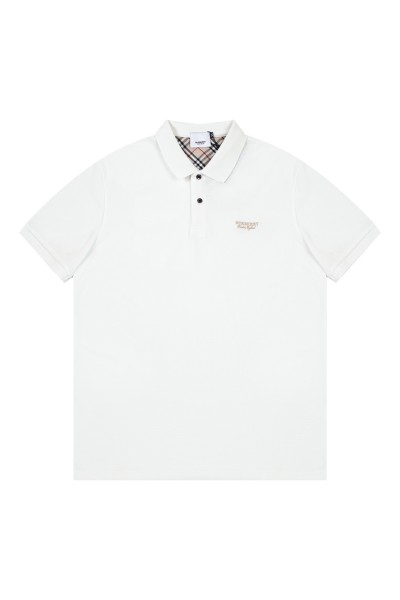 Burberry, Men's Polo, White