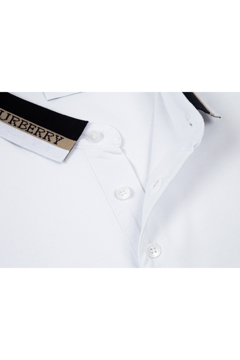 Burberry, Men's Polo, White