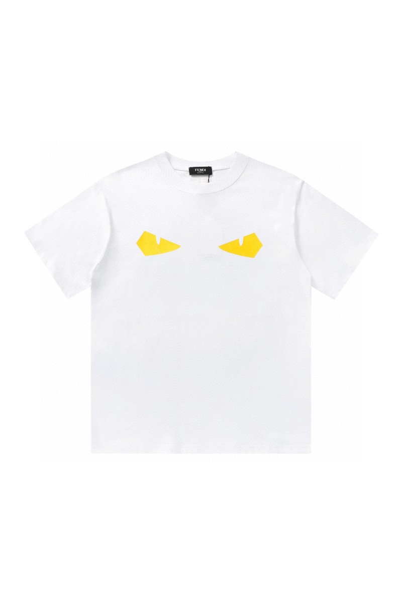 Fendi, Men's T-Shirt, White