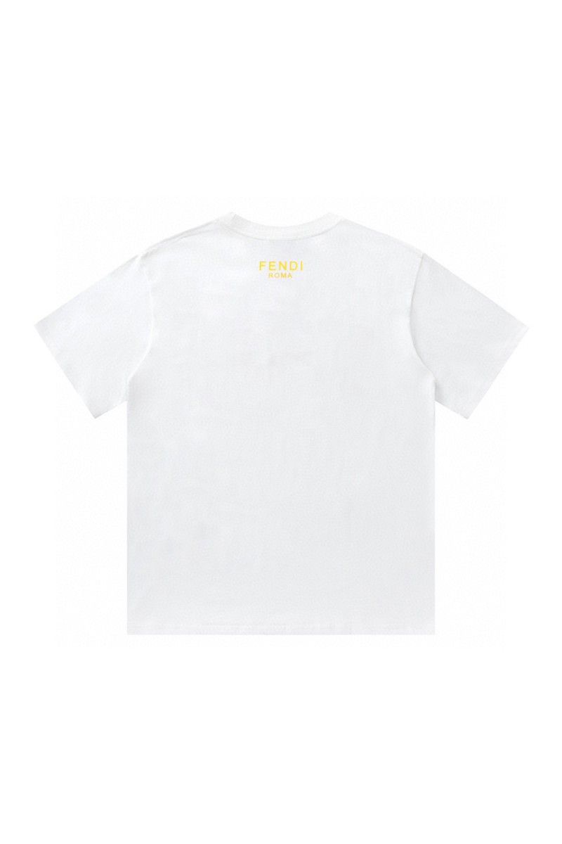 Fendi, Men's T-Shirt, White