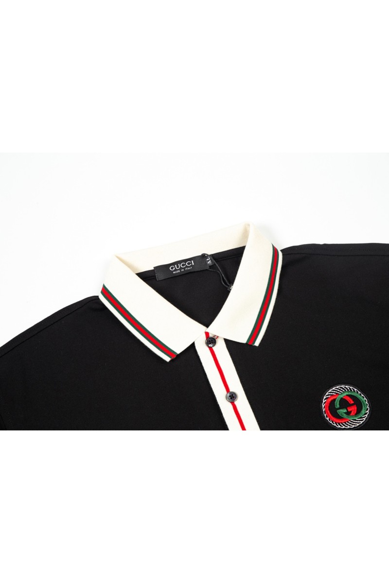 Gucci, Men's Polo, Black