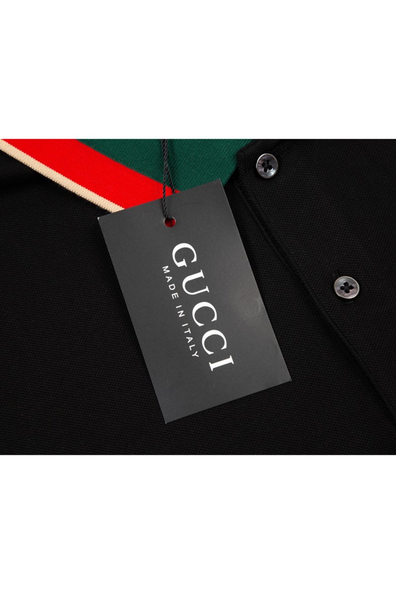 Gucci, Men's Polo, Black