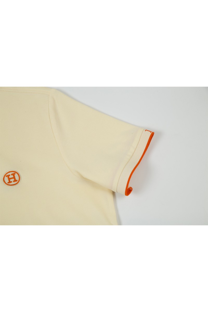 Hermes, Men's Polo, Beige