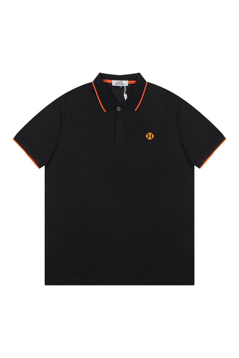 Hermes, Men's Polo, Black