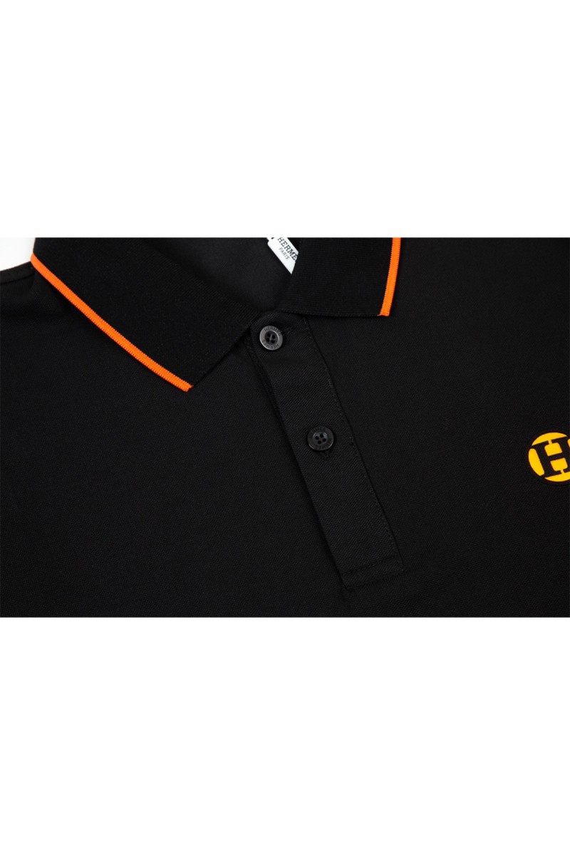 Hermes, Men's Polo, Black