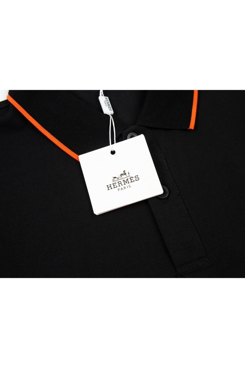 Hermes, Men's Polo, Black