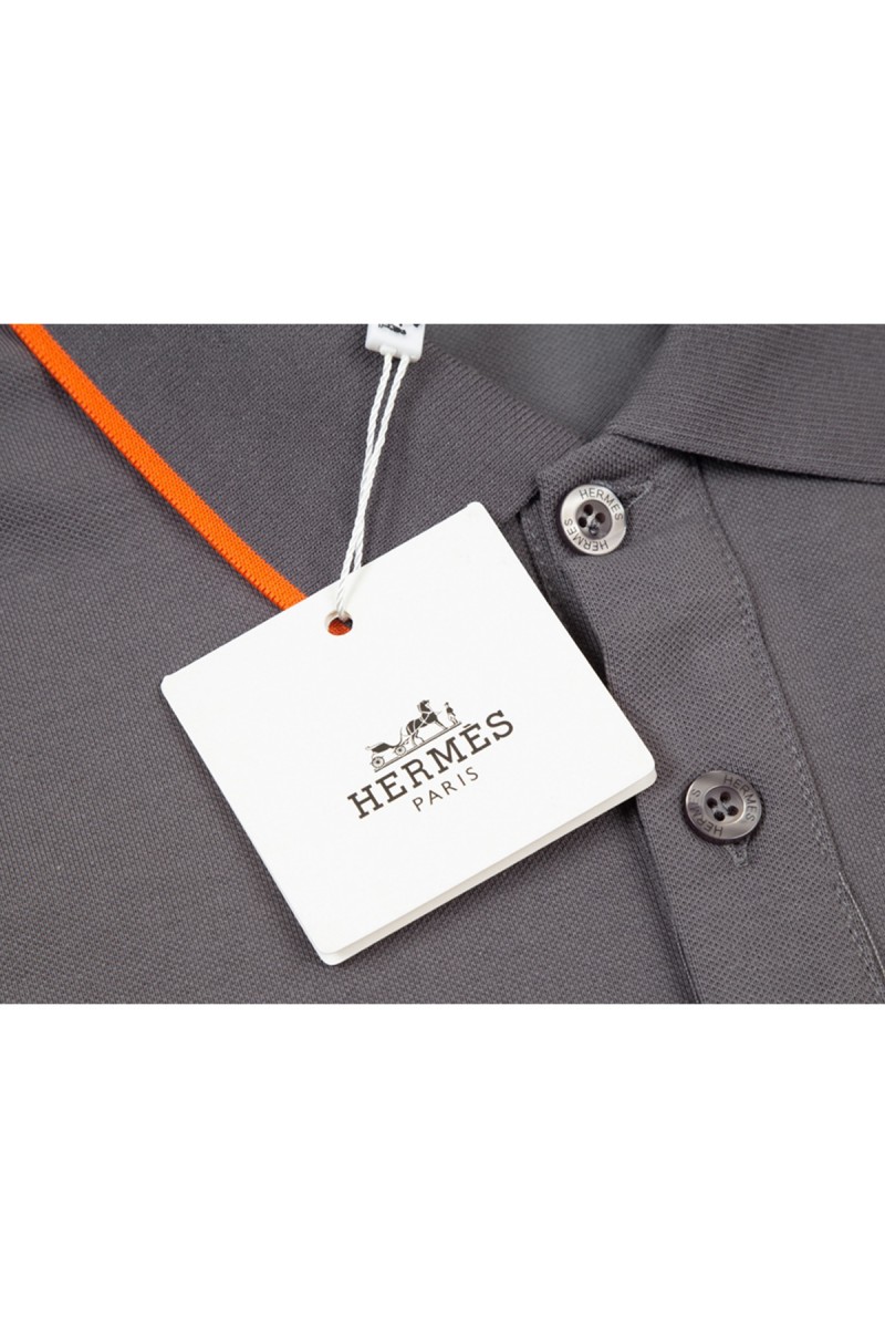 Hermes, Men's Polo, Grey