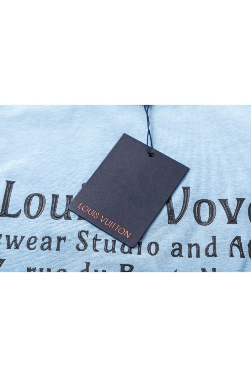 Louis Vuitton, Men's T-Shirt, Blue