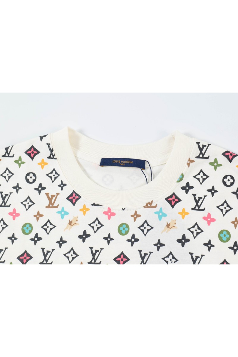 Louis Vuitton, Men's T-Shirt, White
