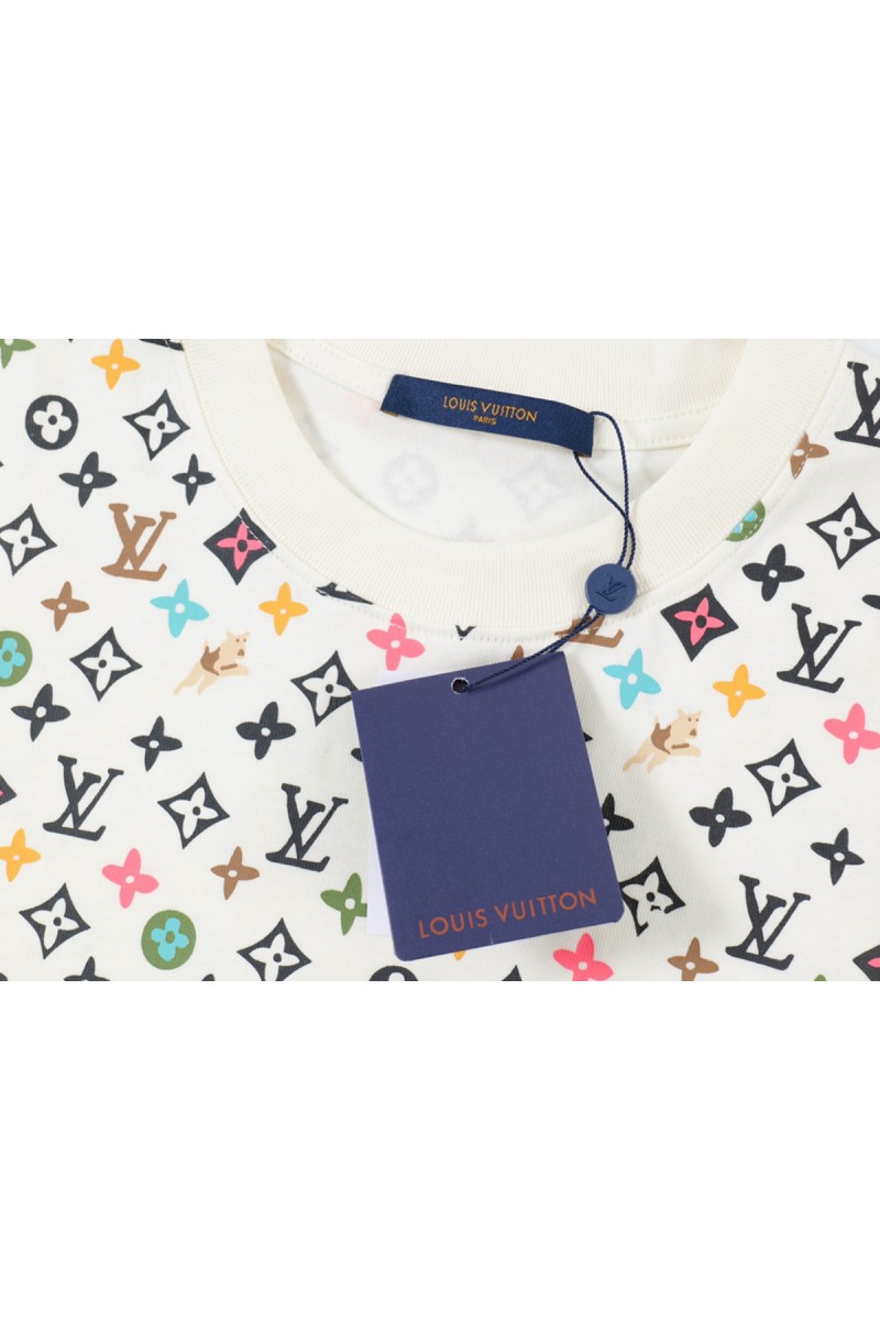 Louis Vuitton, Men's T-Shirt, White