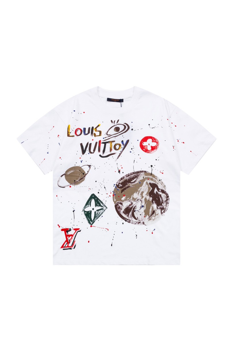 Louis Vuitton, Men's T-Shirt, White