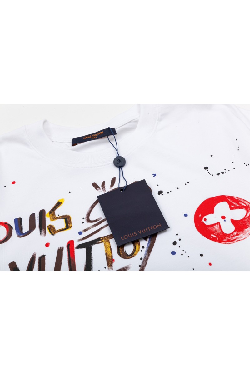 Louis Vuitton, Men's T-Shirt, White