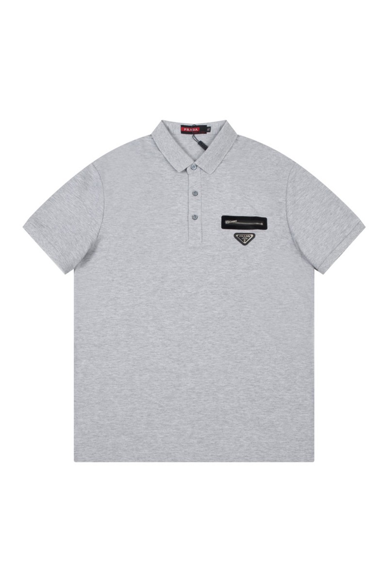 Prada, Men's Polo, Grey