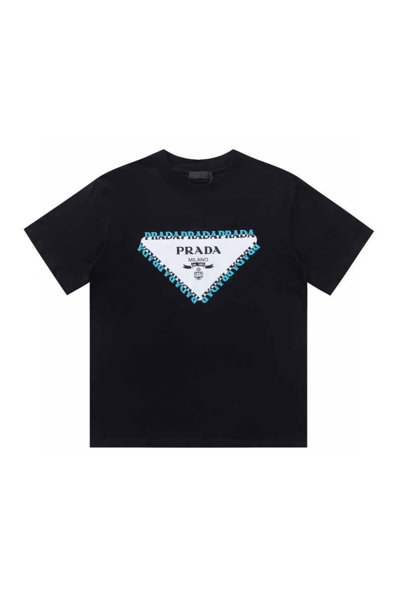 Prada, Men's T-Shirt, Black