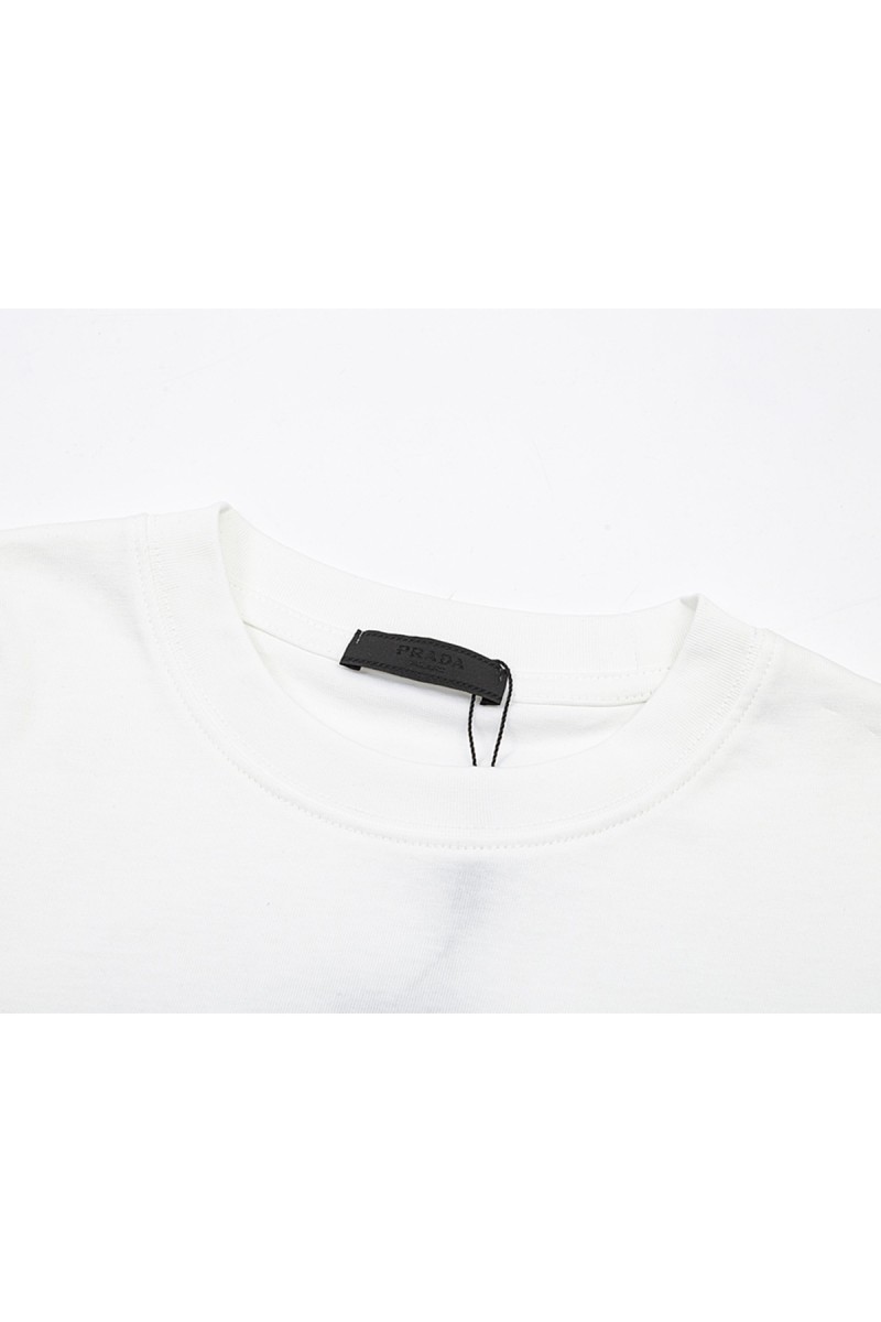 Prada, Men's T-Shirt, White