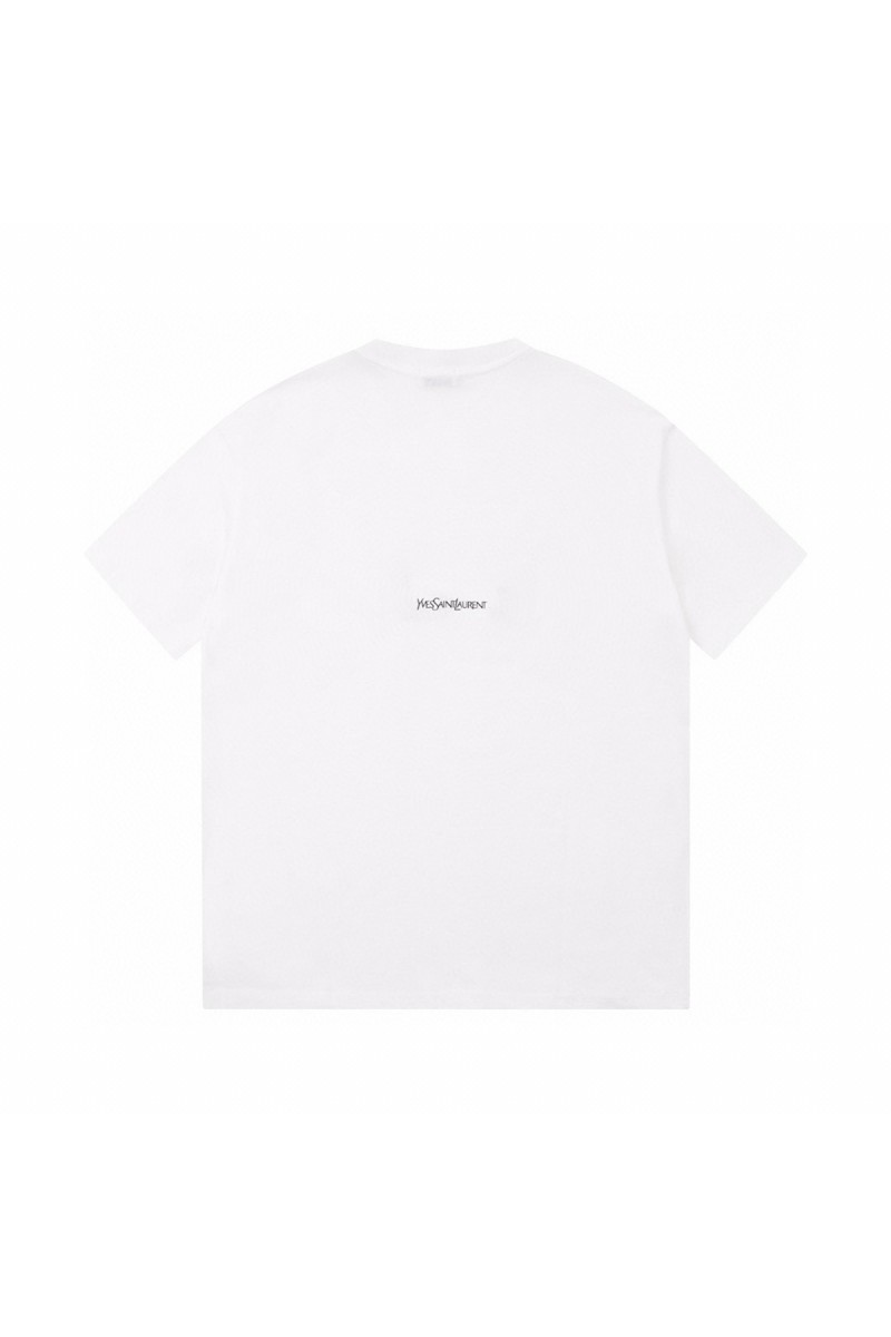 Yves Saint Laurent, Men's T-Shirt, White