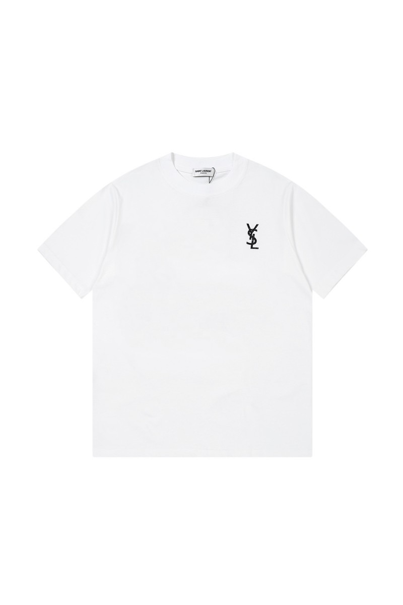 Yves Saint Laurent, Men's T-Shirt, White