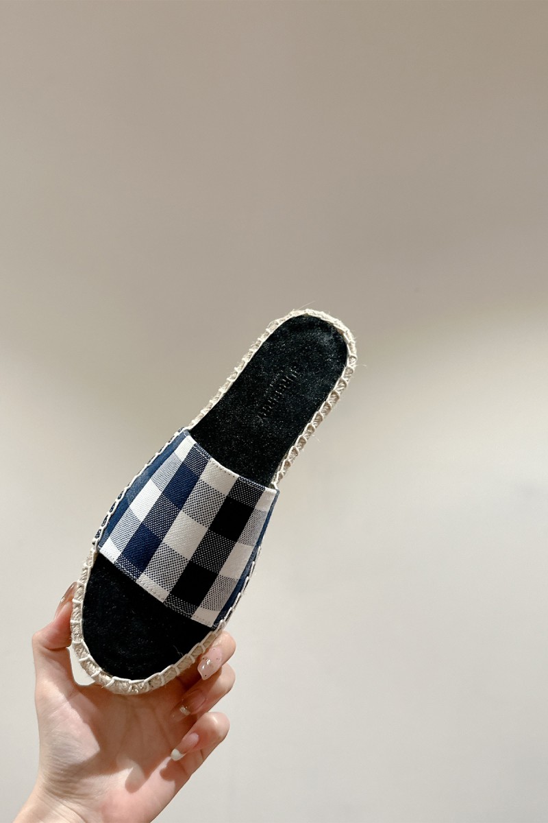 Burberry, Women's Slipper, Blue