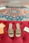 Louis Vuitton, Women's Slipper, Camel