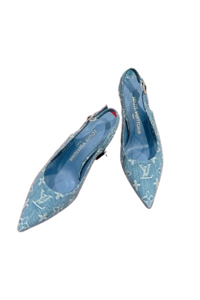 Louis Vuitton, Women's Pump, Blue