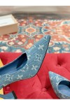 Louis Vuitton, Women's Pump, Blue