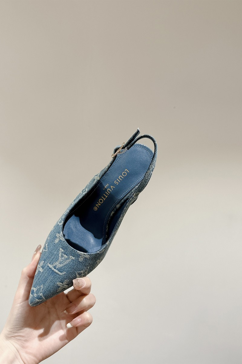 Louis Vuitton, Women's Pump, Blue