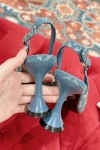 Louis Vuitton, Women's Pump, Blue