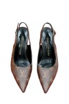 Louis Vuitton, Women's Pump, Brown