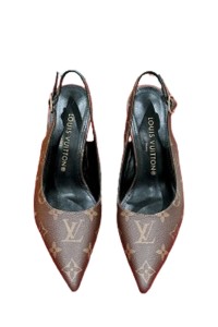 Louis Vuitton, Women's Pump, Brown